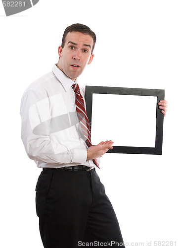 Image of Man Holding Copyspace
