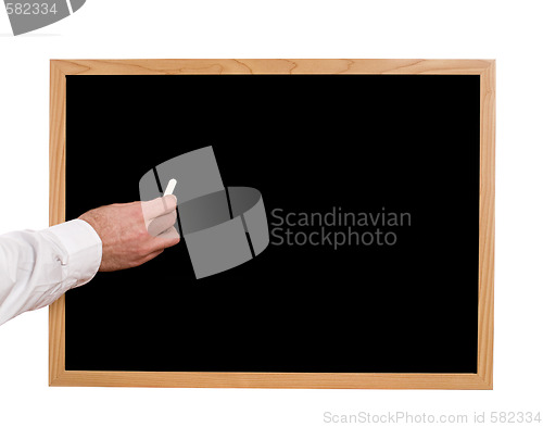 Image of Blank Blackboard