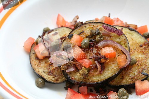 Image of fresh aubergines