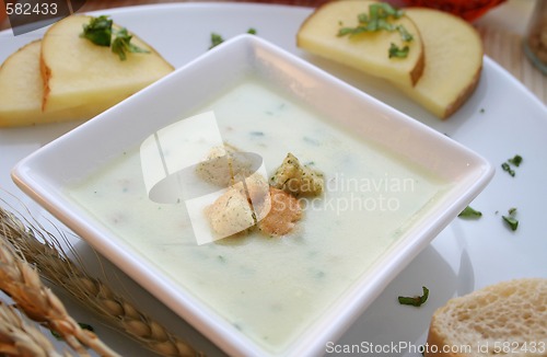 Image of soup of potatoes