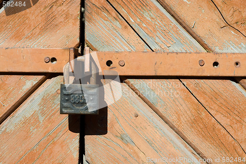 Image of Old door with lock