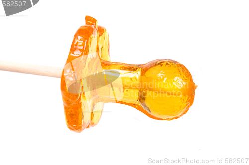 Image of yellow lollipop