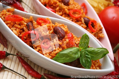 Image of a meal of rice