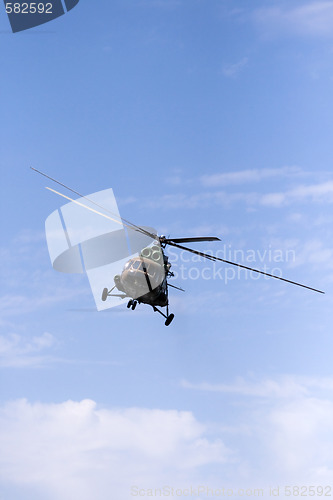 Image of Helicopter in sky