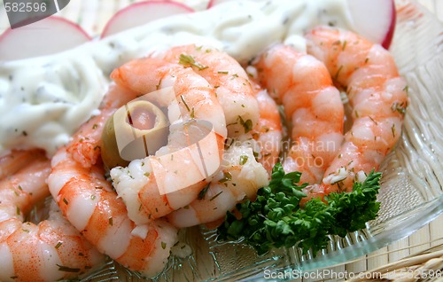 Image of fresh prawns