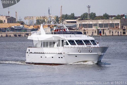 Image of Russian admirals boat