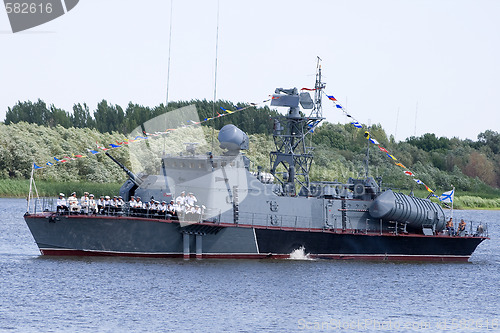 Image of Russian military boat