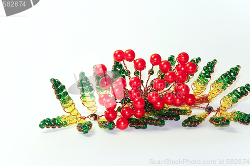 Image of flowers of beads