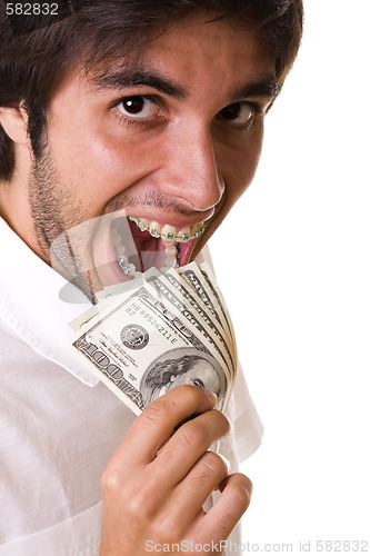 Image of Eating the money