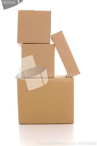 Image of cardboard box parcels