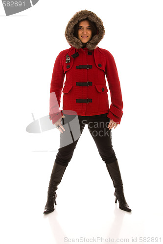 Image of sexy elegant woman