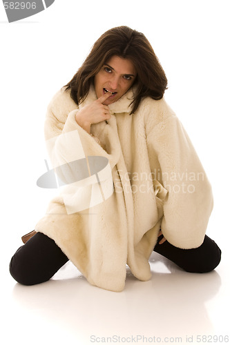 Image of sexy elegant woman