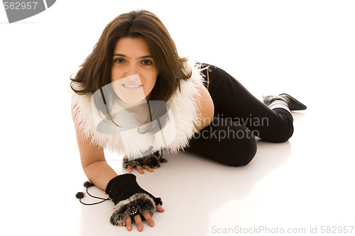 Image of sexy elegant woman