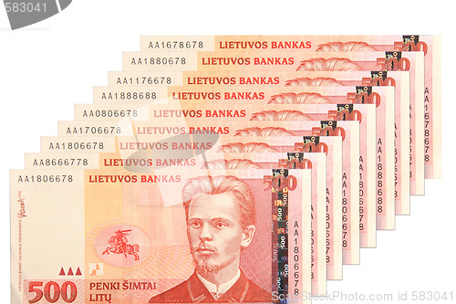 Image of Lithuanian currency