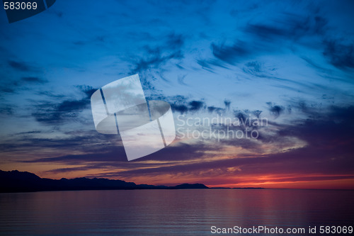 Image of Strait of Juan de Fuca Sunset