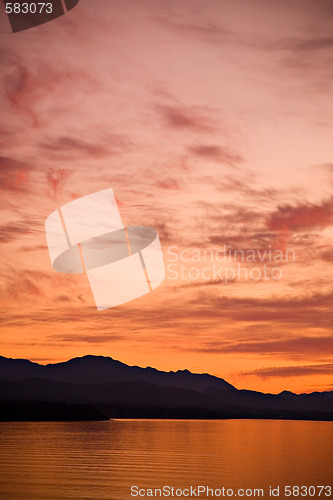 Image of Strait of Juan de Fuca Sunset