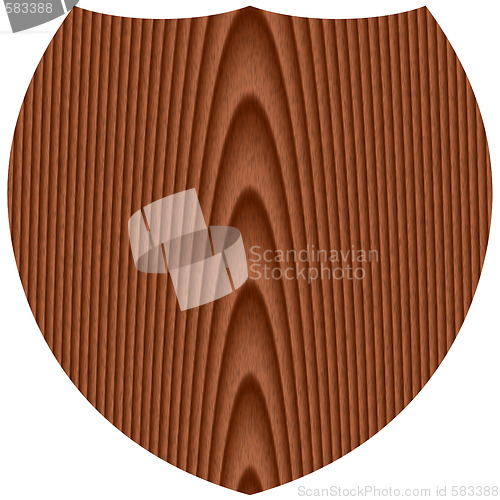 Image of Wooden Shield