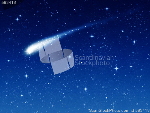 Image of shooting star