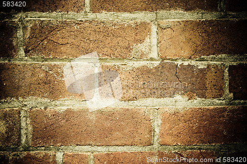 Image of old brick wall background texture