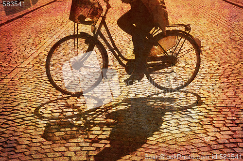 Image of Retro cyclist