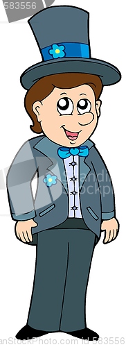 Image of Cartoon groom