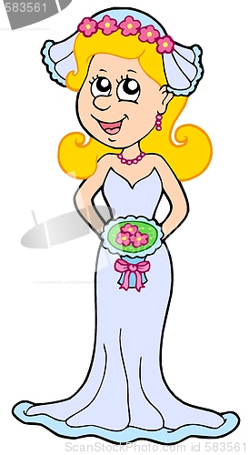 Image of Cartoon bride