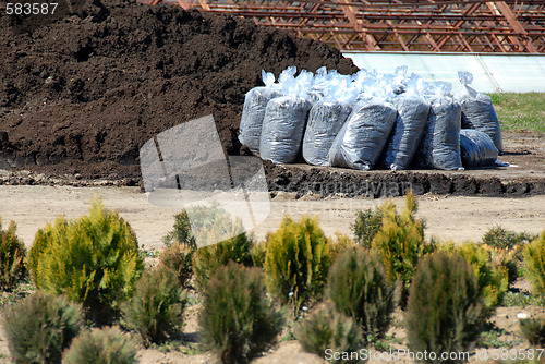 Image of Humus in sacks