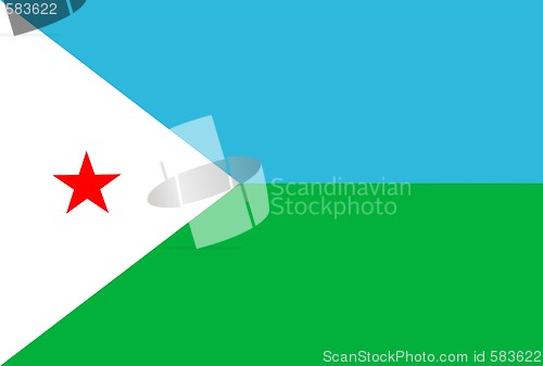 Image of Djibouti Flag