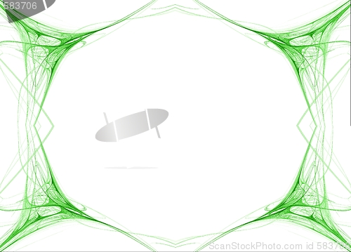 Image of Fractal 42 Green Frame