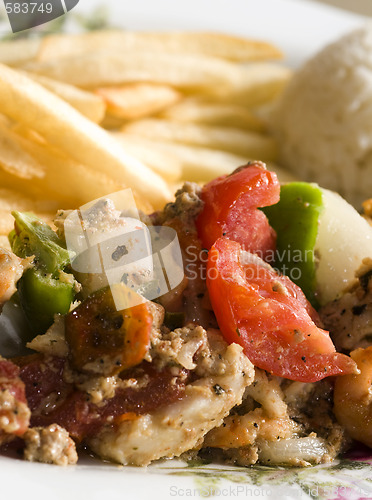 Image of mixed seafood kabob nicaragua