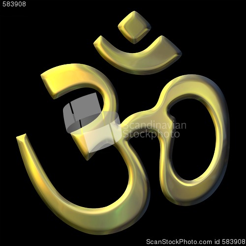 Image of sacred syllable Aum