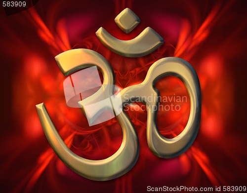 Image of sacred syllable Aum