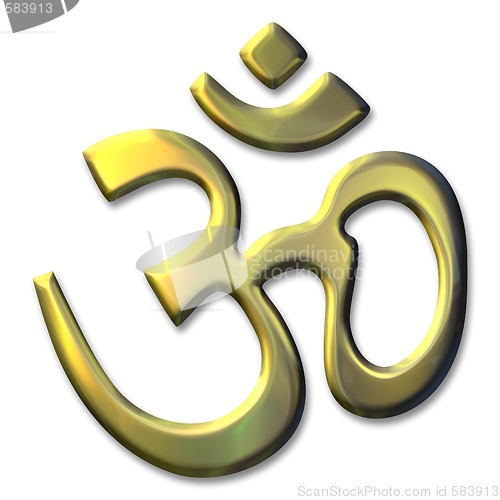 Image of sacred syllable Aum