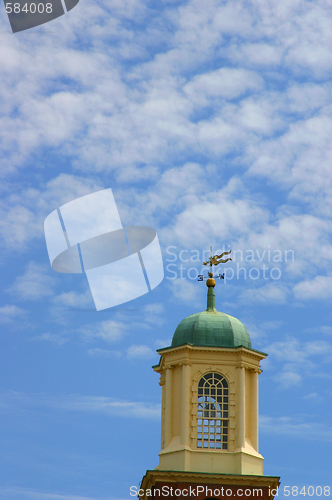 Image of Church Tower with Sky