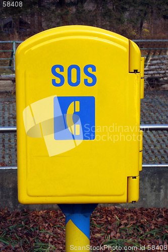 Image of SOS phone box