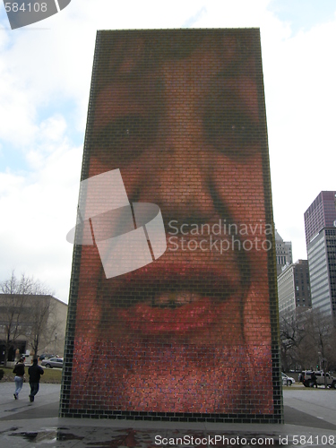 Image of Crown Fountain in Chicago