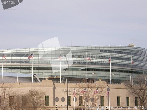 Image of Soldier Field in Chicago