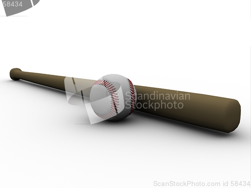 Image of Baseball and bat