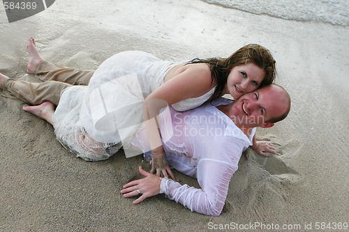 Image of Bride and groom.