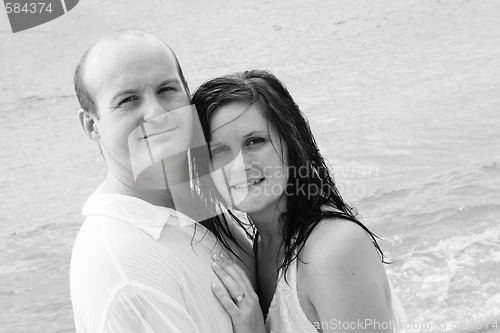 Image of Bride and groom.