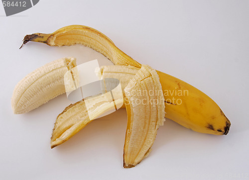 Image of Peeled banana.