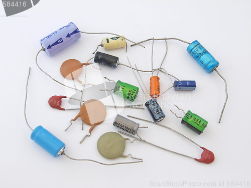 Image of  Assorted capacitors