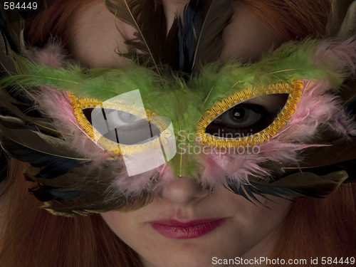 Image of Lady in Mask