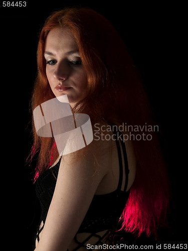 Image of Red-haired beauty