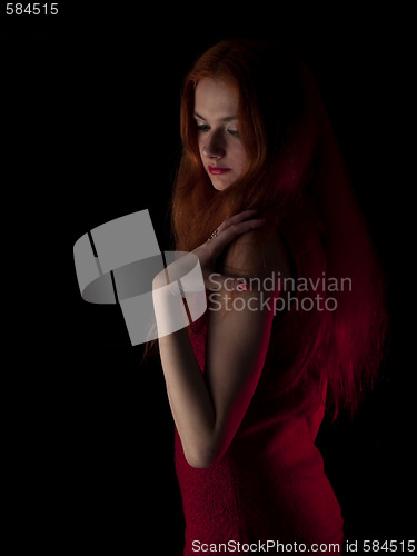 Image of Red-haired beauty