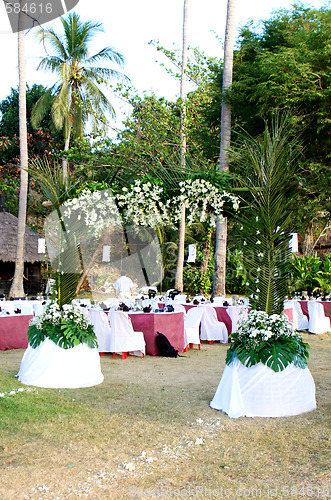 Image of Wedding reception.