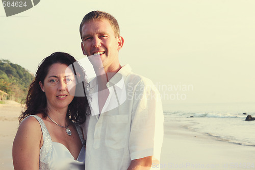 Image of Couple on the beach.