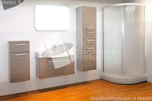 Image of White bathroom