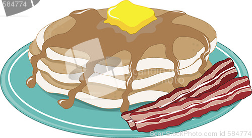 Image of Pancakes Bacon