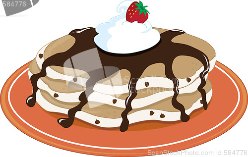 Image of Pancakes Chocolate